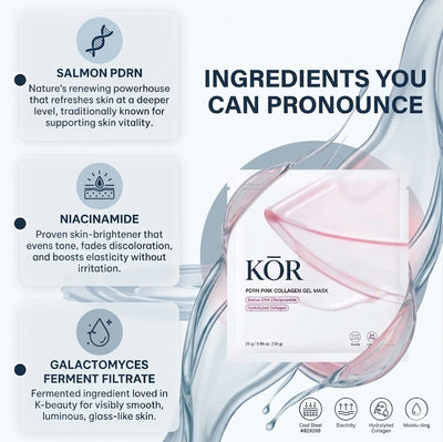KŌR® Liquid Glass PDRN Mask